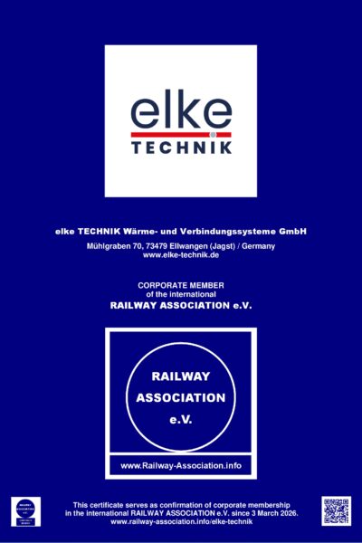 Railway Association, Corporate Member, ELKE-TECHNIK, elke TECHNIK Wärme- und Verbindungssysteme GmbH